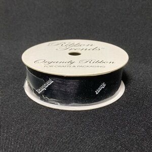 ⭐️ Ribbon Trends Sheer Black Craft Ribbon 7/8” x 288”